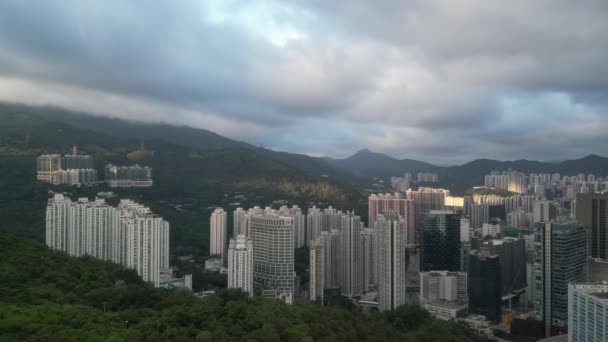 香港荃湾的住宅楼宇 2023年5月26日 — 图库视频影像