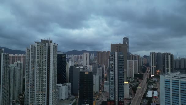 Житлові Будинки Цуен Ван Гонконг Травня 2023 Року — стокове відео
