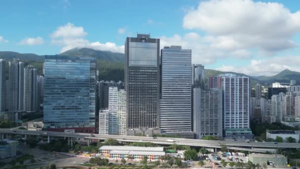 Exterior Del Edificio Industrial Ciudad Hong Kong Mayo 2023 — Vídeos de Stock