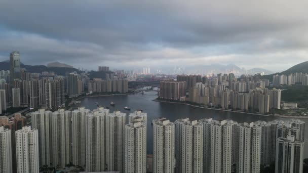 香港荃湾的住宅楼宇 2023年5月26日 — 图库视频影像
