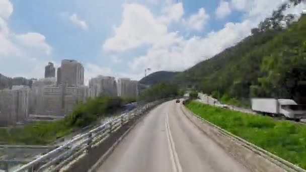 Ching Cheung Road Útszéle 2023 Május — Stock videók