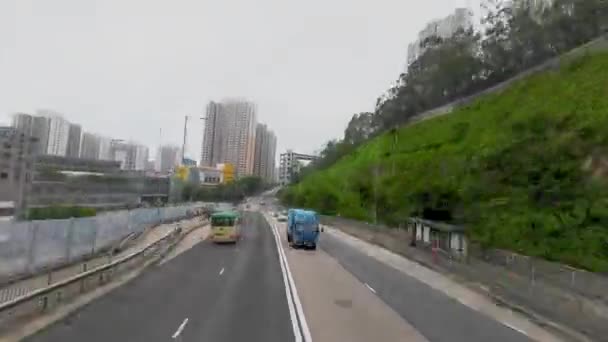 Das Straßenbild Von Sau Mau Ping Mai 2023 — Stockvideo