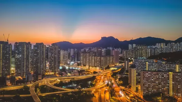 stock image May 28 2023 road interchange or highway intersection, Choi Hung