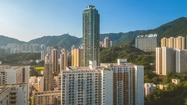 Května 2023 Stará Veřejná Obytná Budova Hongkongu — Stock fotografie