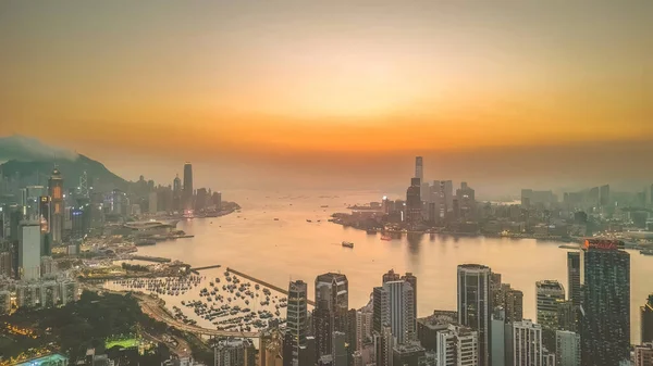 stock image Hong Kong Cityscape, View from Red Incense Burner Summit May 29 2023