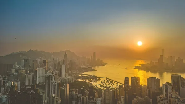 stock image Hong Kong Cityscape, View from Red Incense Burner Summit May 29 2023