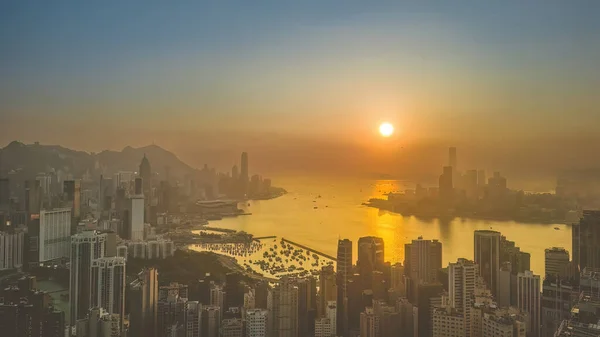 stock image Hong Kong Cityscape, View from Red Incense Burner Summit May 29 2023