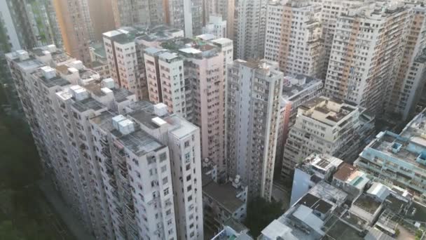 North Point Oude Gebouwen Hong Kong Mei 2023 — Stockvideo