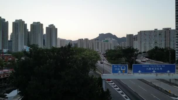 Estrada Cruzamento Auto Estrada Choi Hung Maio 2023 — Vídeo de Stock