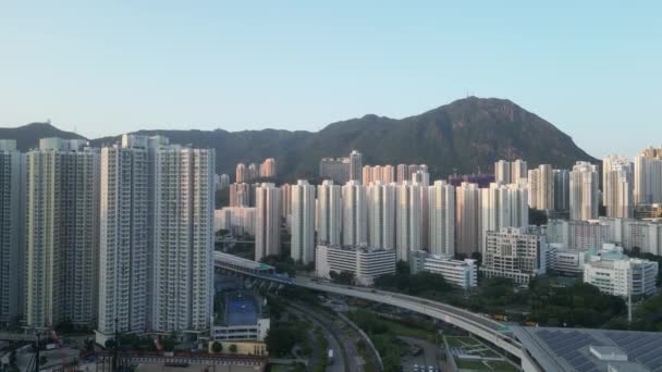 Woningbouw Kai Tak Hong Kong Mei 2022 — Stockvideo