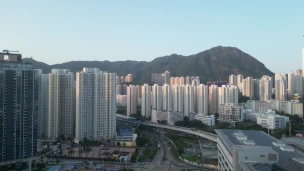 2022年5月28日在香港启德的住宅楼宇 — 图库视频影像