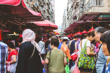 Canlı Mong Kok Islak Pazar, Hong Kong, 3 Haziran 2023