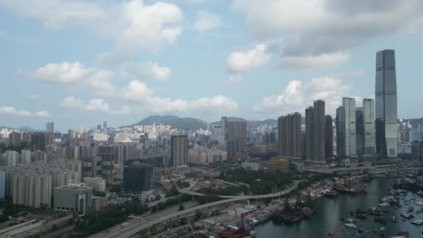 Porten Till Framtiden West Kowloon Urban Marvels Juni 2023 — Stockvideo