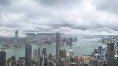 Hong Kong 'daki Modern Ofis Binaları, 8 Haziran 2023