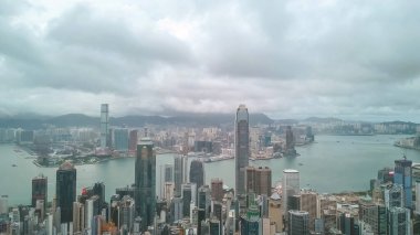 Hong Kong 'daki Modern Ofis Binaları, 8 Haziran 2023