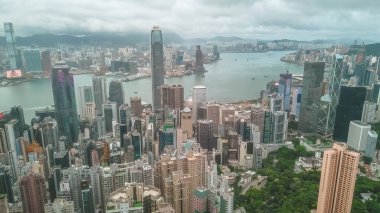 Hong Kong 'daki Modern Ofis Binaları, 8 Haziran 2023