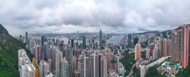 Hong Kong 'daki Modern Ofis Binaları, 8 Haziran 2023