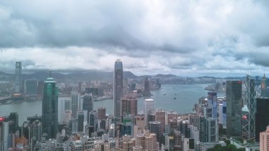 Hong Kong 'daki Modern Ofis Binaları, 8 Haziran 2023