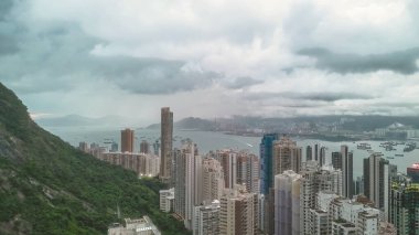 8 Haziran 2023, Hong Kong, orta kattaki yerleşim bölgesi.