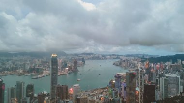 Hong Kong 'daki Modern Ofis Binaları, 8 Haziran 2023