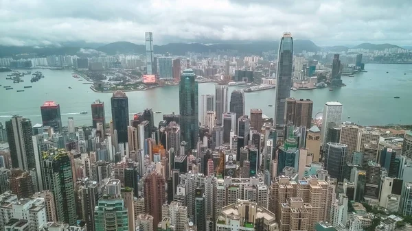 Σύγχρονα Κτίρια Γραφείων Στο Χονγκ Κονγκ Ιουνίου 2023 — Φωτογραφία Αρχείου