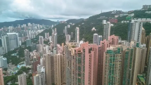 Жилой Район Среднем Уровне Гонконг Июня 2023 — стоковое фото