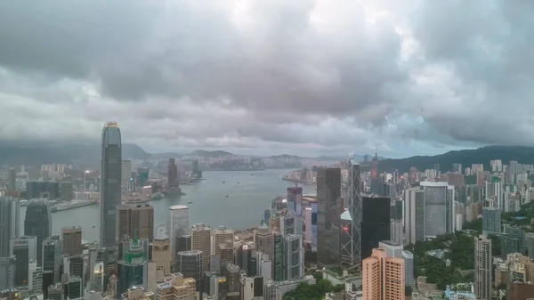 Los Edificios Modernos Oficinas Hong Kong Junio 2023 —  Fotos de Stock