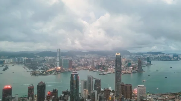 Современные Офисные Здания Гонконге Июня 2023 Года — стоковое фото
