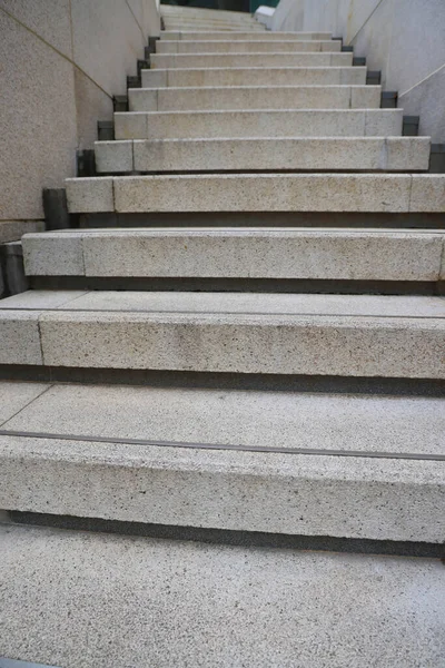 Gray Concrete Staircase Street Entrance June 2023 — Stock Photo, Image