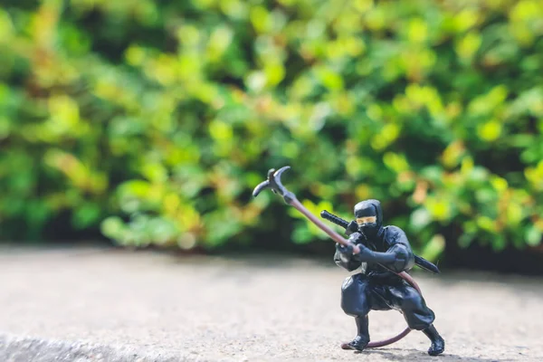 stock image Unleashing Stealth and Skill, The Ninja Figure