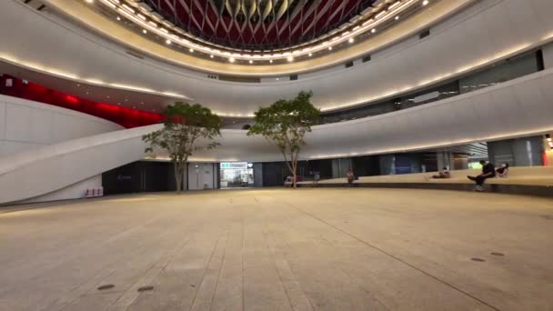 Интерьер Китайской Оперы Культурная Достопримечательность Посвященная Продвижению Сохранению Традиционных Гонконг — стоковое видео