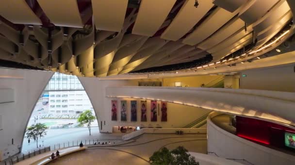Interior Ópera China Hito Cultural Dedicado Promover Preservar Tradicional Hong — Vídeo de stock