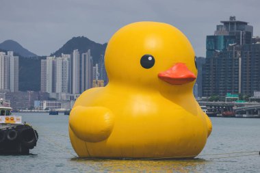 Dev Rubber Duck neşe getiriyor, yüzdüğü her yerde gülümsüyor, 18 Haziran 2023
