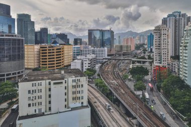 21 Haziran 2023 'te Kowloon Bay Depot' taki MTR sisteminin operasyonel kalbi.