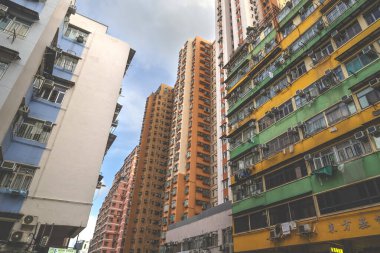 21 Haziran 2023 'te, Kwun Tong' da eski bir yerleşim yeri.