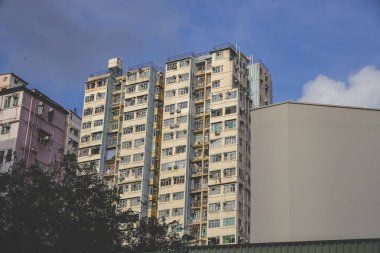 21 Haziran 2023 'te, Kwun Tong' da eski bir yerleşim yeri.