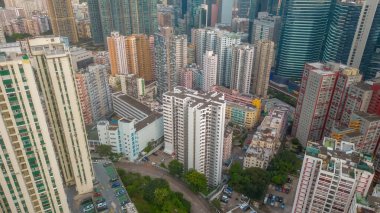 Kwun Tong 'daki eski apartman blokları, HK 21 Haziran 2023