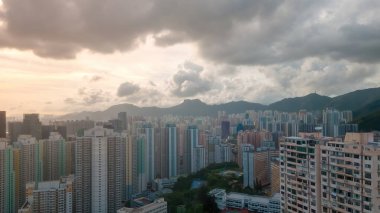 Kwun Tong 'daki eski apartman blokları, HK 21 Haziran 2023