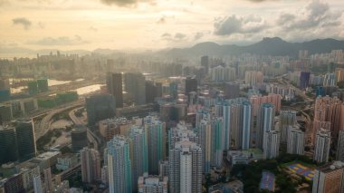 Kwun Tong 'daki eski apartman blokları, HK 21 Haziran 2023