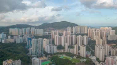 Kwun Tong 'daki eski apartman blokları, HK 21 Haziran 2023