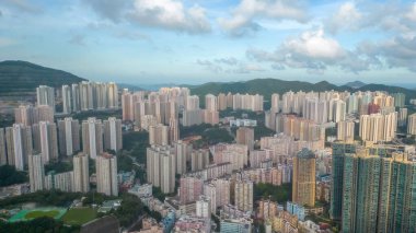 Kwun Tong 'daki eski apartman blokları, HK 21 Haziran 2023