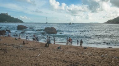 22 Haziran 2023, Stanley Back Sahili, Hong Kong manzarası