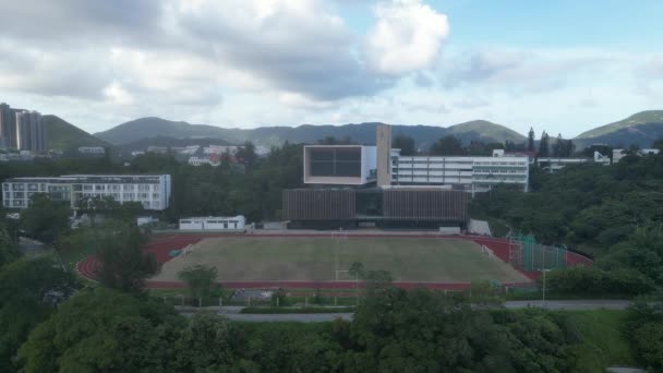 Stephens College Sports Field Hong Kong Junho 2023 — Vídeo de Stock