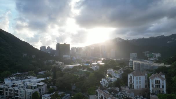 Элитный Жилой Район Шоусон Хилл Гонконг Июня 2023 Года — стоковое видео