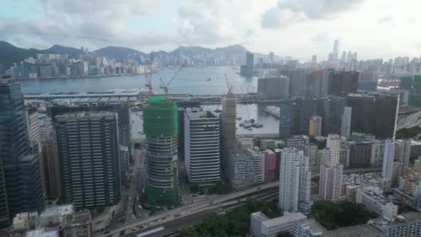 Paysage Urbain District Kwun Tong Hong Kong Juin 2023 — Video