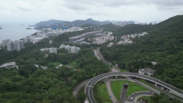 2023年6月25日香港西区のハイラム高速道路 — ストック動画