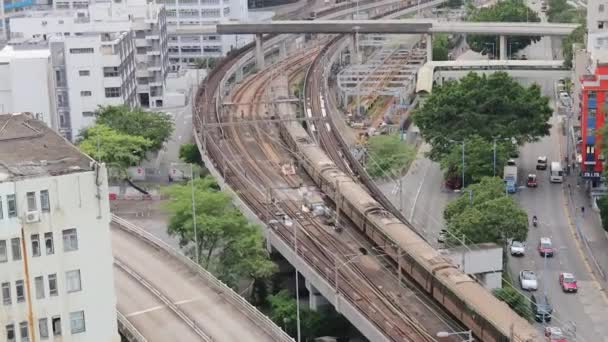 Coração Operacional Sistema Mtr Kowloon Bay Depot 2023 Junho — Vídeo de Stock