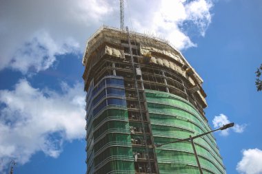 Hong Kong 'daki inşaat alanı 26 Haziran 2023' ü temsil ediyor.