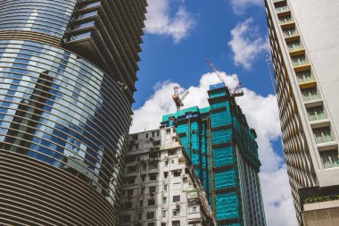 Geleneksel Tong Lau binaları içinde ofis alanları, 26 Haziran 2023