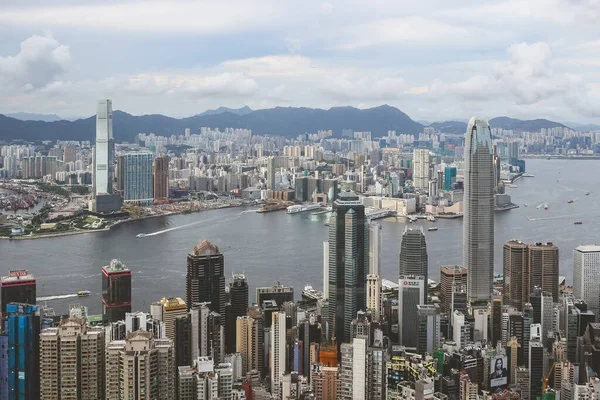 stock image towering skyscrapers, and vibrant energy at hk, June 26 2023